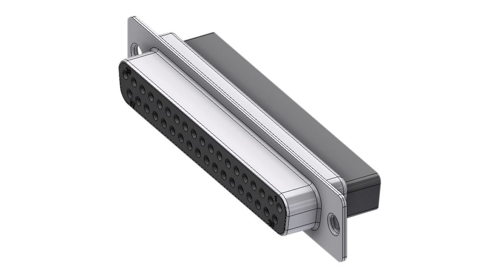 D-Sub Connector, Socket, DC-37, Crimp Terminal